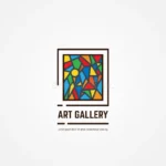 art-gallery-emblem-art-gallery-logo-color-paintings-emblem-triangles-lines-abstract-picture-studio-logotype-museum-art-119491472